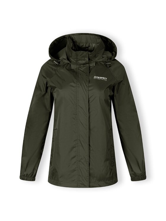 minoti minoti Kurtka przeciwdeszczowa 26LRJACKET3 Khaki Regular Fit