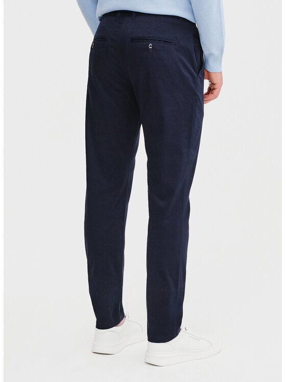 Pako Lorente Pako Lorente Spodnie materiałowe P25SB-WX-001 Granatowy Classic Fit