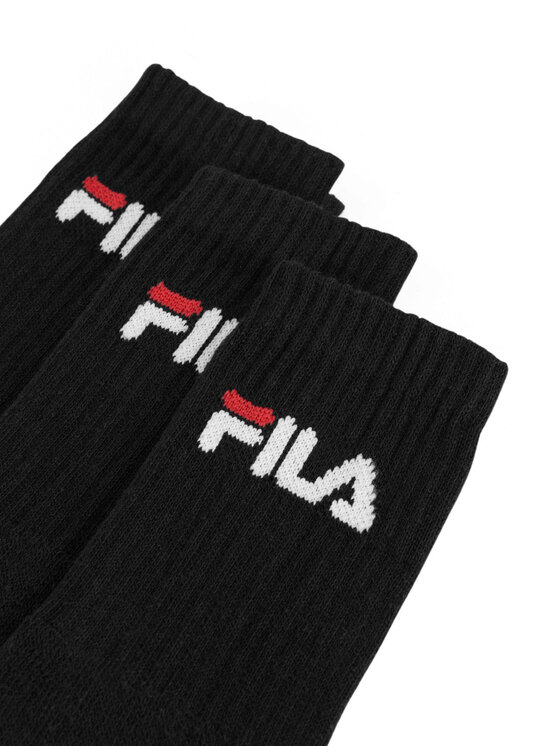 Fila Fila Hosszú zoknik F9505-AW24 (3-pack) Fekete
