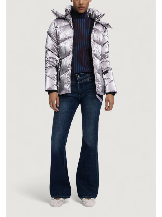 Desigual Desigual Μπουφάν χειμωνιάτικο PADDED_METALIC Ροζ Modern Fit