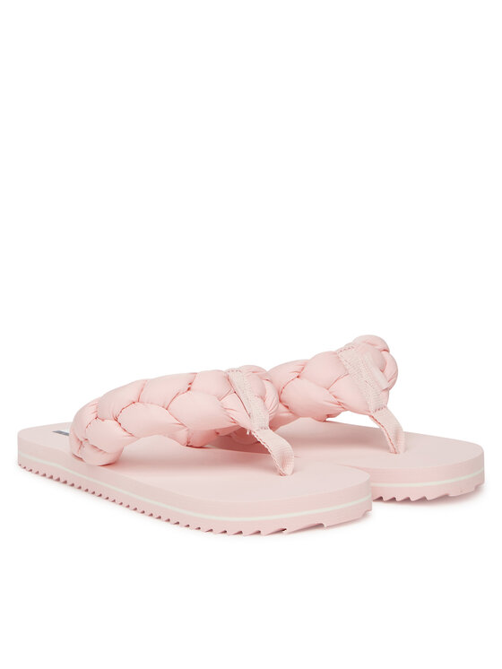 Tommy Jeans Tommy Jeans Japonki Braided Thong Beach Sandal EN0EN02877 Różowy