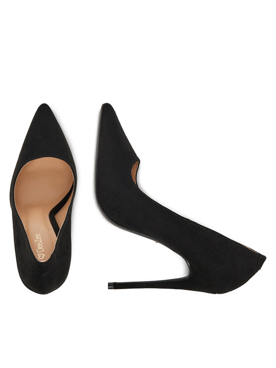 DeeZee DeeZee Pantofi cu toc subțire DZ0023 Negru