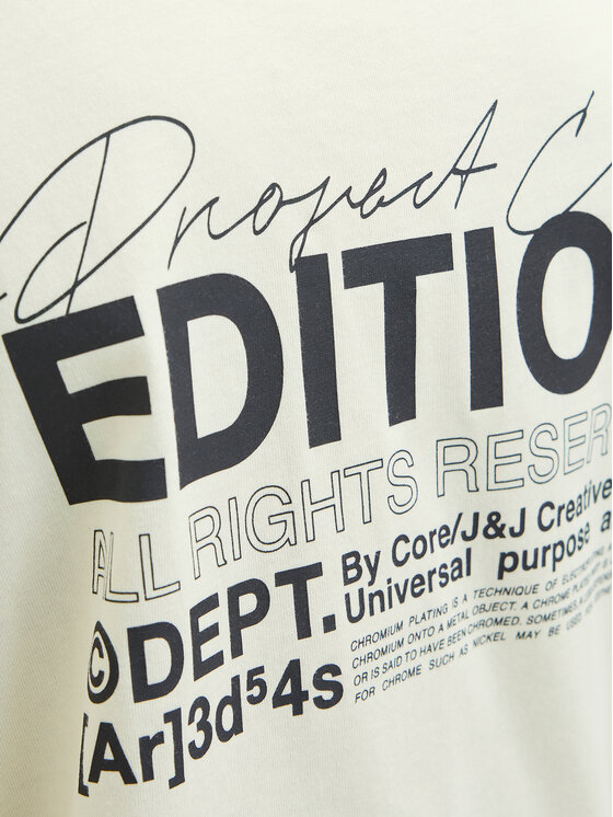Jack&Jones Junior Jack&Jones Junior T-Shirt Dynamic Dust 12274677 Żółty Loose Fit