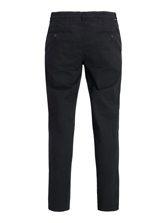 Jack & Jones Jack & Jones Chino kalhoty Stollie 12292970 Černá Regular Fit