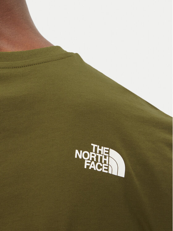 The North Face The North Face T-Shirt Easy NF0A8A6C Zielony Regular Fit