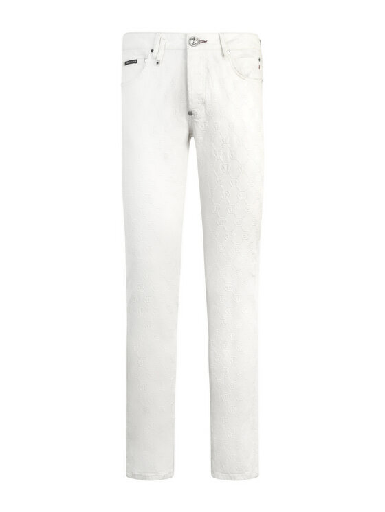 PHILIPP PLEIN PHILIPP PLEIN Jeans 30595 Bianco Straight Leg