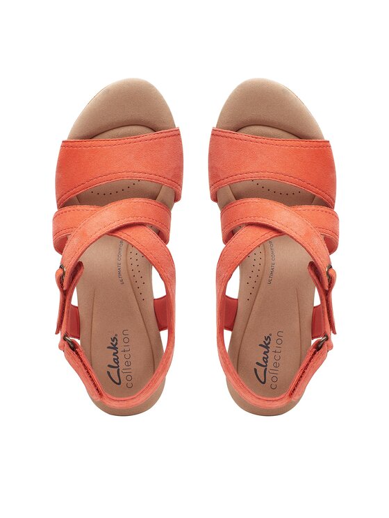 Clarks Clarks Sandali Rose Way 26171317 Rosso