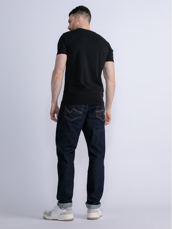 Petrol Industries Petrol Industries Jeans hlače M-3030-DNM005 Mornarsko modra Tapered Fit