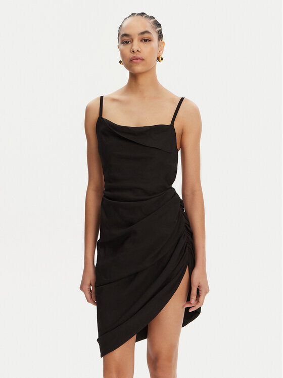 JACQUEMUS JACQUEMUS Rochie cocktail 22E243DR106-1020 Negru Regular Fit