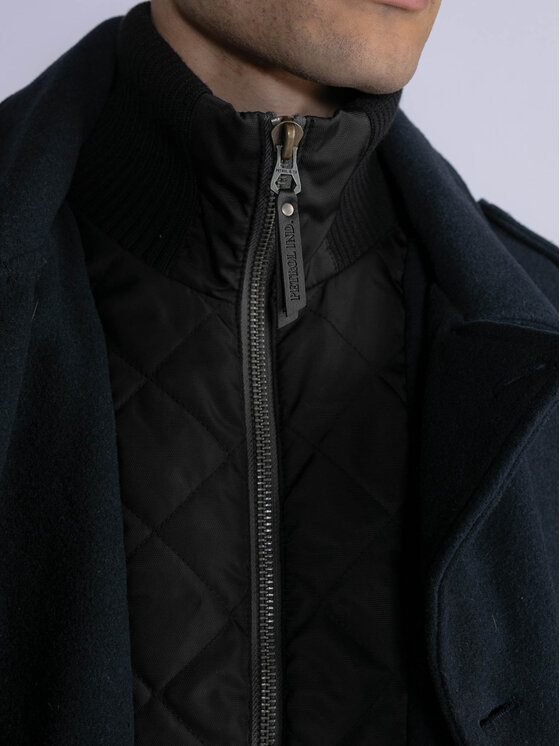 Petrol Industries Petrol Industries Cappotto di lana M-3030-JAC102 Blu scuro Regular Fit