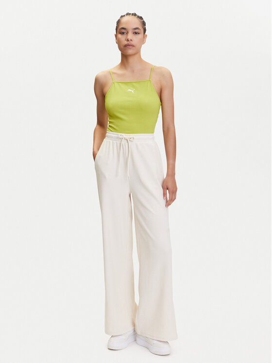 Puma Puma Παντελόνι φόρμας Her 685061 Μπεζ Straight Fit