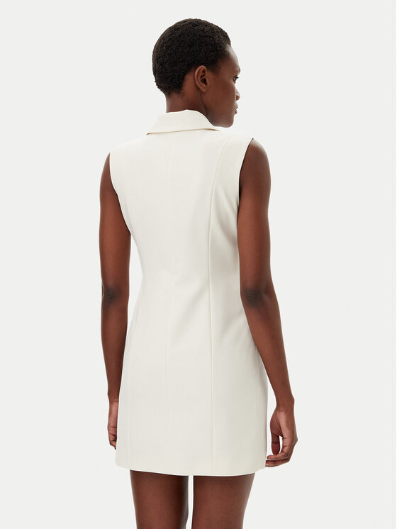 Gaudi Gaudi Kokteilinė suknelė 511FD15033 Écru Regular Fit