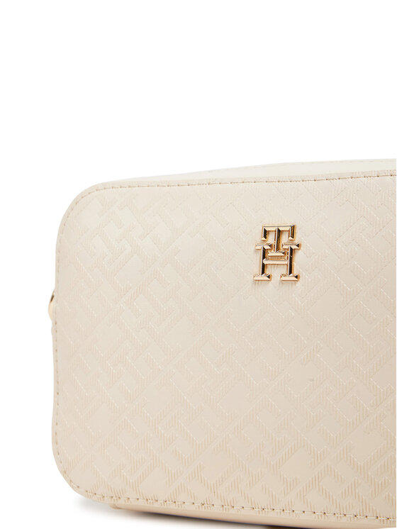 Tommy Hilfiger Tommy Hilfiger Handtasche Th Distinct Camera Bag Mono AW0AW17221 Beige
