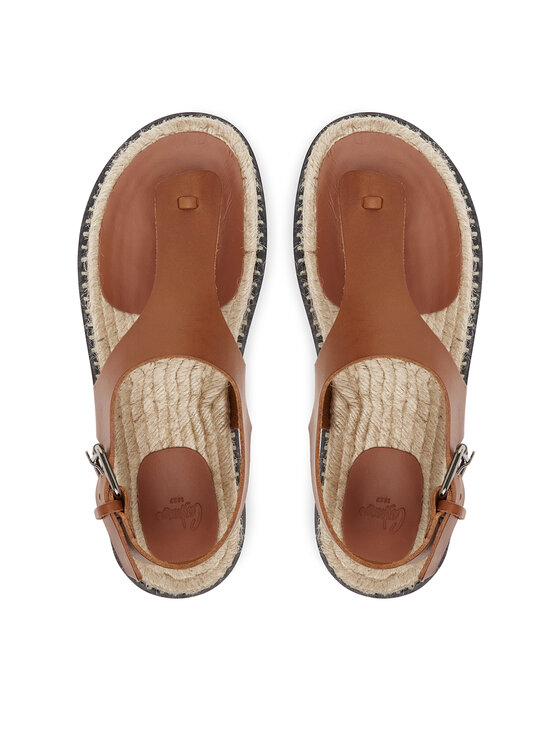 Castañer Castañer Espadryle Tokio/261 025672 Brązowy