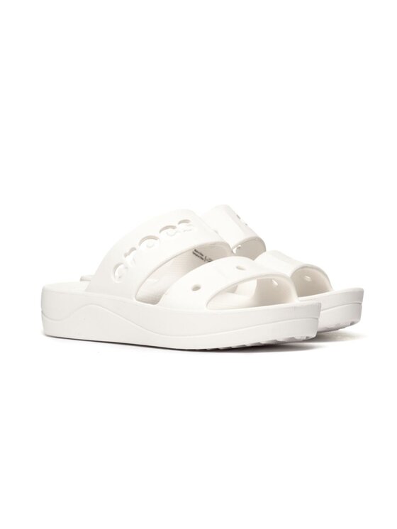 Crocs Crocs Klapki Baya Platform Sandal Biały
