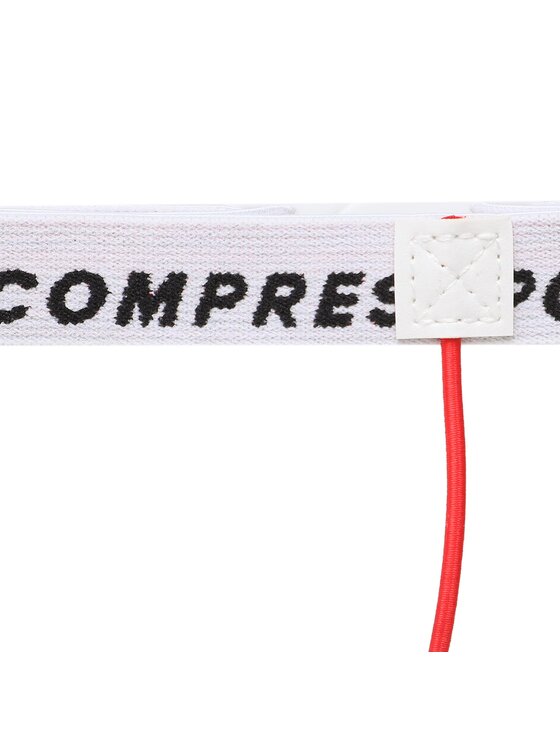 Compressport Compressport Pas sportowy Race Belt CU00013B Biały
