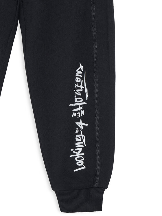 United Colors Of Benetton United Colors Of Benetton Pantaloni da tuta 33NVCF06D Nero Regular Fit