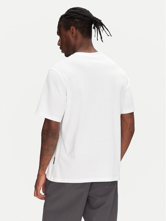 Jack&Jones Jack&Jones Tricou Recharge 12273070 Alb Relaxed Fit
