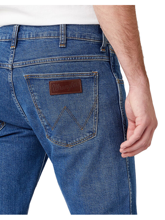 Wrangler Wrangler Jeans Larston Blu Slim Fit