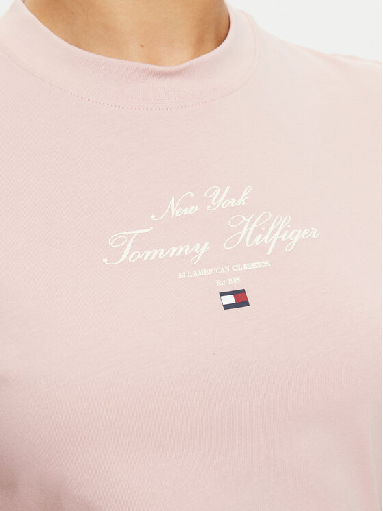 Tommy Hilfiger Tommy Hilfiger Sukienka codzienna WW0WW43830 Różowy Regular Fit