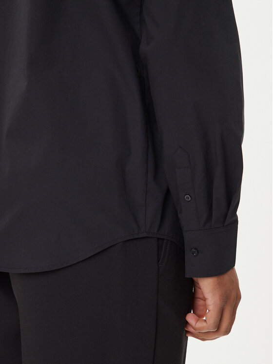KARL LAGERFELD KARL LAGERFELD Koszula 605911 554671 Czarny Slim Fit