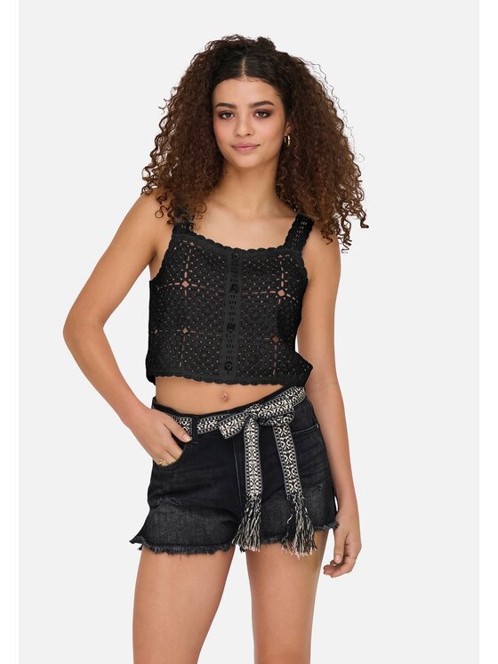 ONLY ONLY Top 15346695-BLA Nero Regular Fit