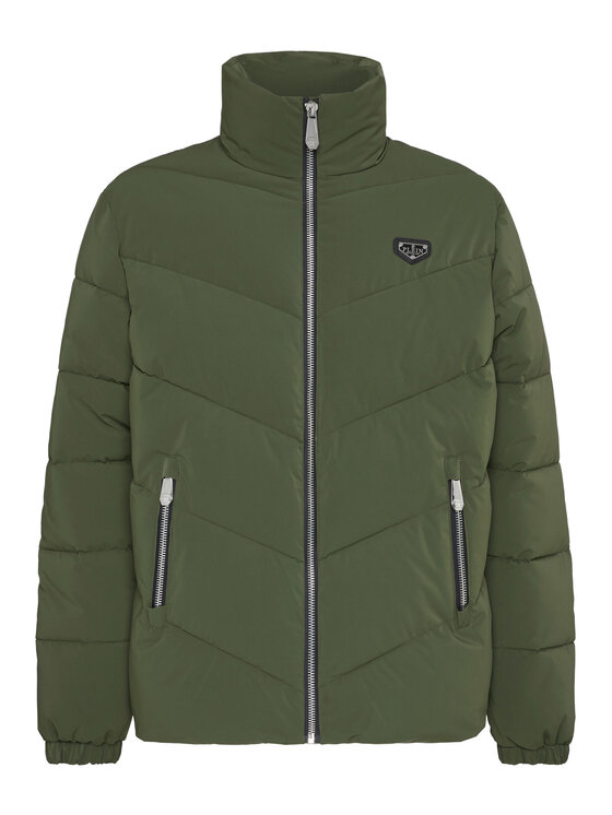 PHILIPP PLEIN PHILIPP PLEIN Kurtka puchowa 23009 Zielony Regular Fit