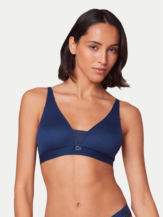 Triumph Bralette krūšturis Aura Spotlight 10216461 Zils