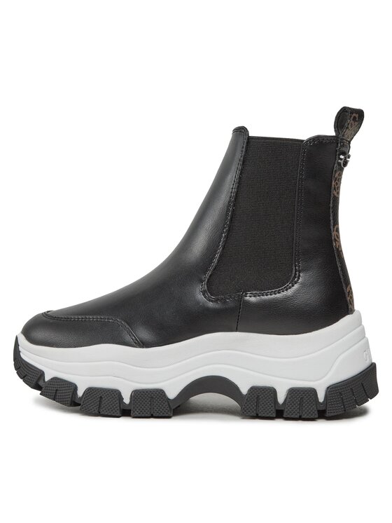 Guess Guess Botine Besona FL8BEO ELE12 Negru