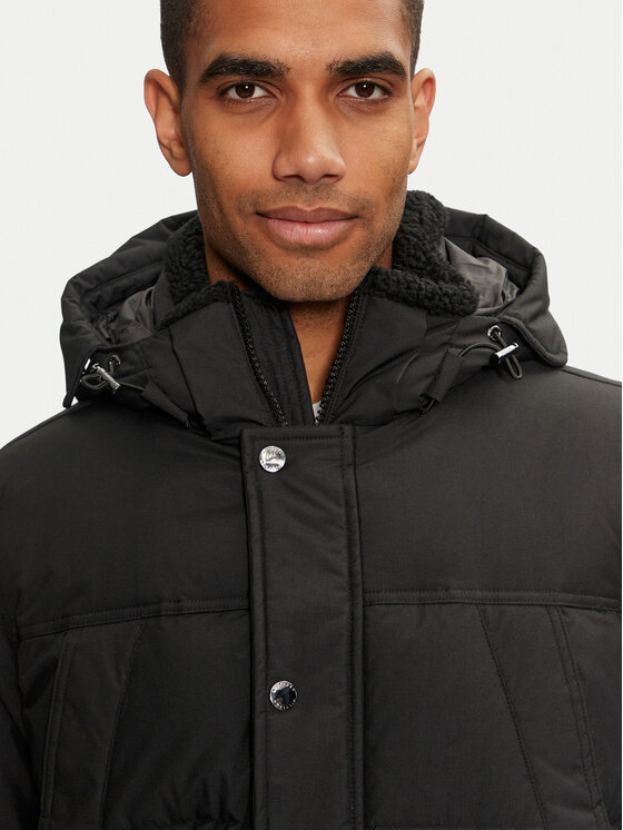 Tommy Hilfiger Tommy Hilfiger Žieminė striukė Rockie MW0MW36593 Juoda Regular Fit