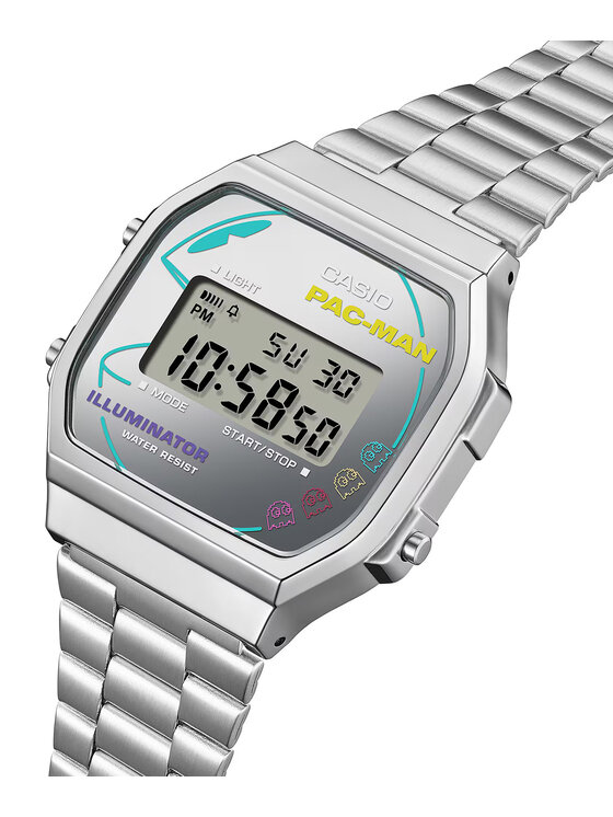 Casio Casio Zegarek A168WEPC-7AER Srebrny