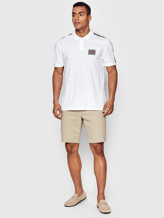 Pantaloncini di tessuto Slice 50472870 Beige Slim