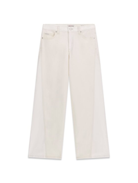 Guess Jeans Guess Jeans Jeansy 181454 Bílá Relaxed Fit