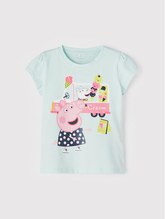 NAME IT NAME IT Majica PEPPA PIG 13201304 Zelena Regular Fit