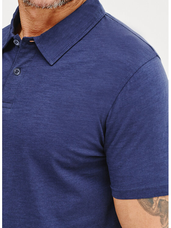 Pako Lorente Pako Lorente Polo P25SN-TX-006 Granatowy Slim Fit
