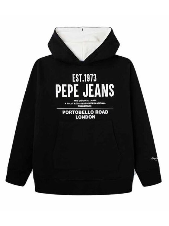 Pepe Jeans Pepe Jeans Mikina PB581349 Černá Regular Fit