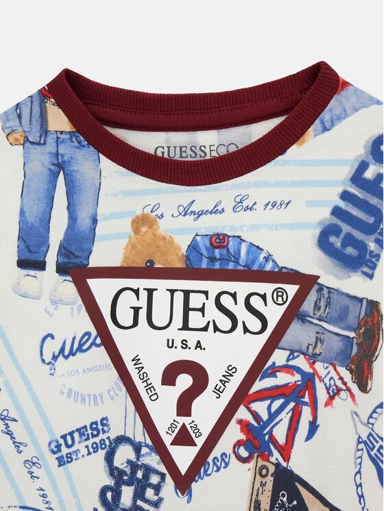 Guess Kids Guess Kids T-Shirt 180626 Barevná Classic Fit