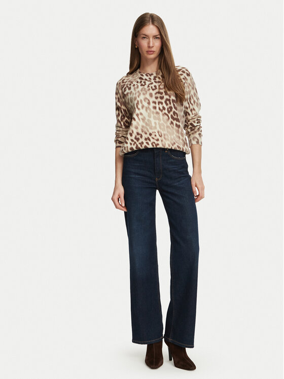 Guess Guess Sweter W6BR46 Z1445 Beżowy Regular Fit