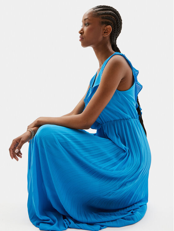 Marc Aurel Marc Aurel Rochie de vară 6954 1021 93307 Albastru Regular Fit