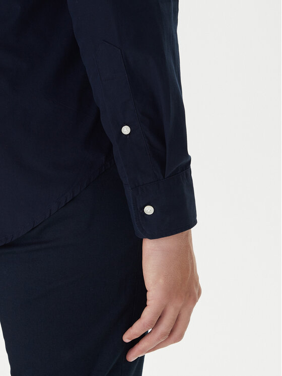 Tommy Hilfiger Tommy Hilfiger Koszula MW0MW40460 Granatowy Slim Fit