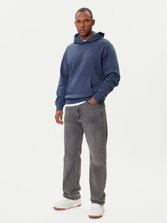 Levi's® Levi's® Mikina Authentic A8435-0020 Tmavomodrá Relaxed Fit