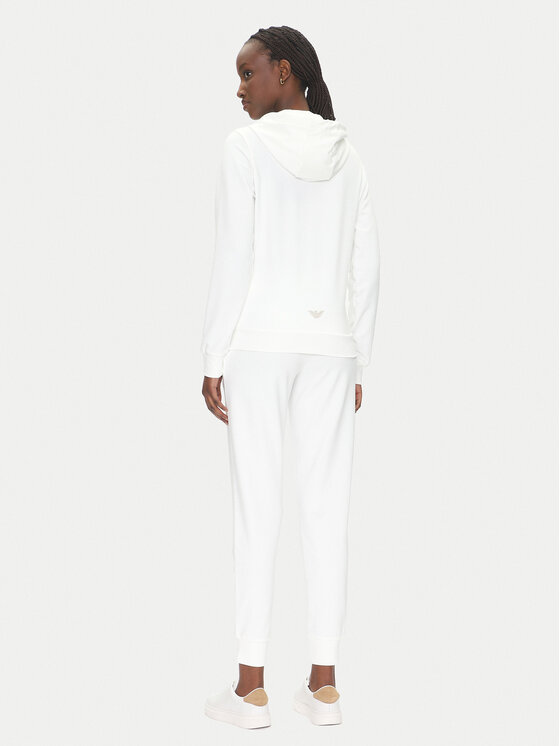 EA7 Emporio Armani EA7 Emporio Armani Tuta 8NTV51 TJ9RZ U0005 Bianco Regular Fit