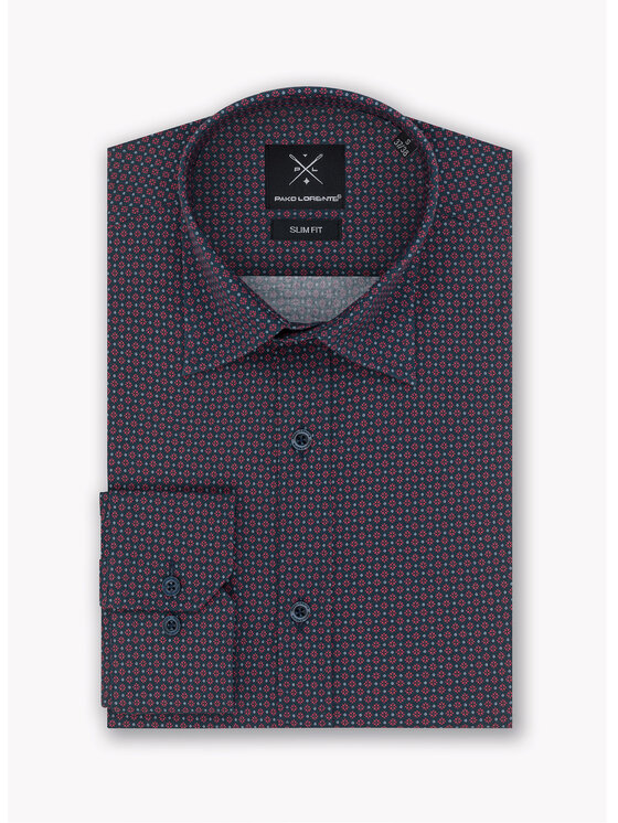 Pako Lorente Pako Lorente Koszula P23SF-1X-025 Granatowy Slim Fit