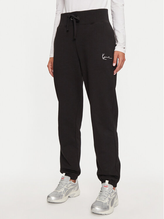 Karl Kani Karl Kani Sportinės kelnės Essential 6103365 Juoda Regular Fit