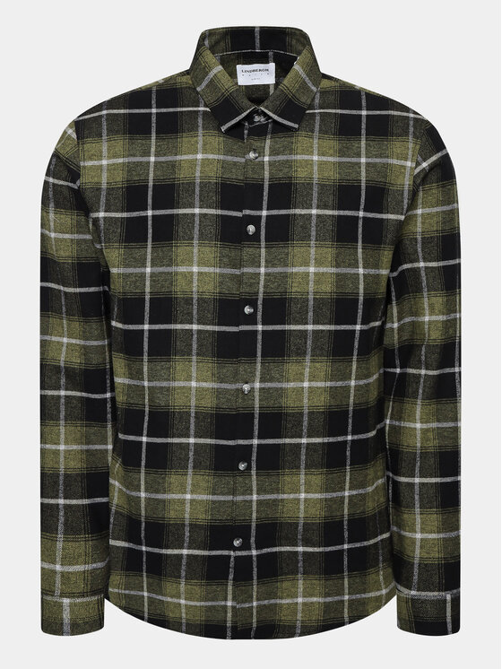 Lindbergh Lindbergh Srajca 30-203224 Zelena Slim Fit