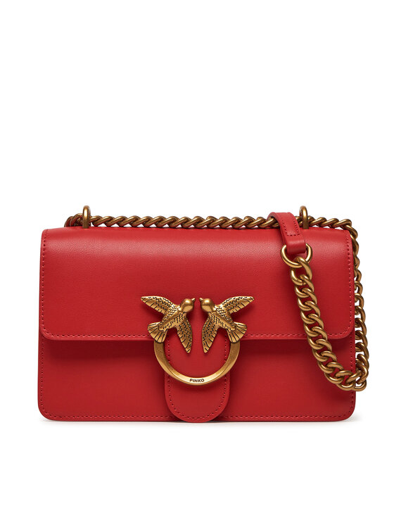 PINKO PINKO Ročna torba Love One Mini Dc PE 25 PCPL 00074 A0F1 Rdeča