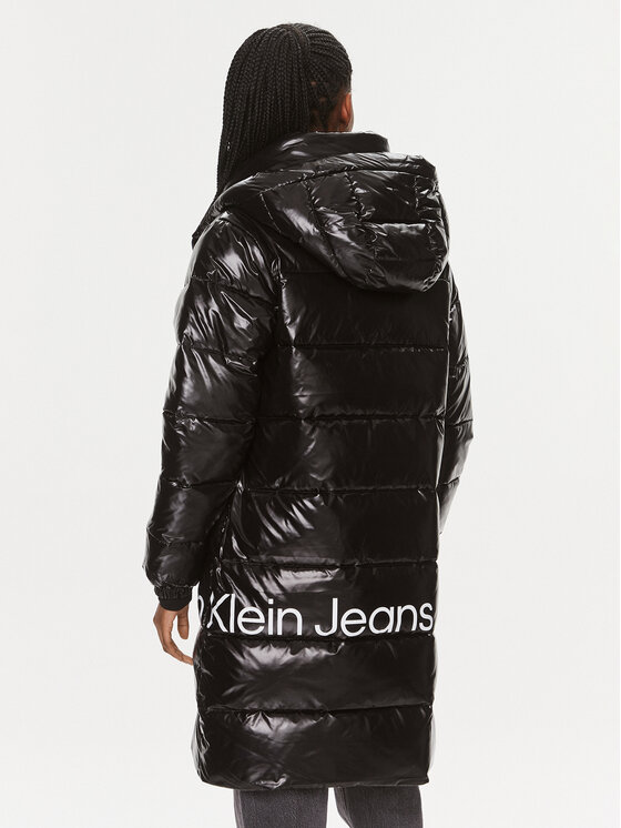Calvin Klein Jeans Calvin Klein Jeans Пухено яке J20J221902 Черен Regular Fit