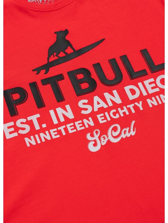 PITBULL PITBULL T-Shirt AUTOMATIC Czerwony Regular Fit