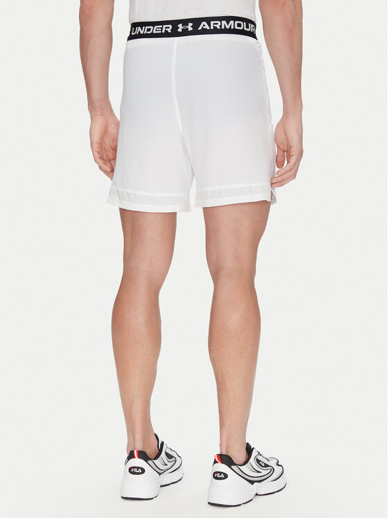 Under Armour Under Armour Szorty sportowe Vanish Woven 6in 1373718 Biały Regular Fit