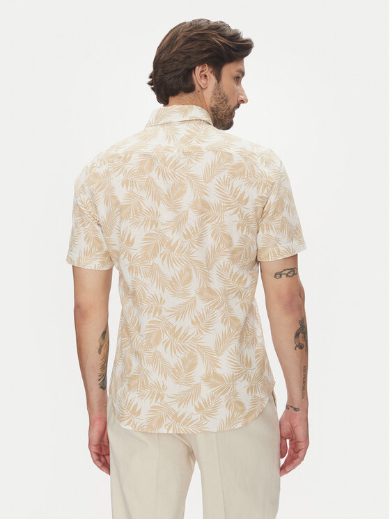 Pierre Cardin Pierre Cardin Krekls C6 45017.0484 Bēšs Modern Fit